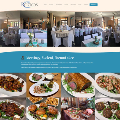 Tvorba www stránek pro Hotel Rozkoš